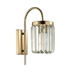 Odeon Light 4987/1W CLASSIC ODL22 449 золотой/хрусталь Бра E14 1*40W VASSA 4987/1W - фото 117196