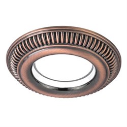 Gauss Светильник Antique Gu5.3 1/100 круг, темная бронза CA040 - фото 11750