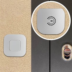 ЭРА Звонок дверной BIONIC White беспроводной белый 36 мелодий (в пакете) Б0061074 - фото 118104