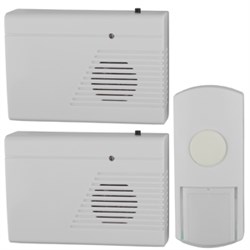 ЭРА C27-2 Звонок беспроводной, два динамика Б0018969 - фото 118106