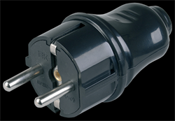 IEK ВПп10-02-Ст Вилка разборная прямая с з/к 16А черная EVP10-16-01-K02 - фото 118183