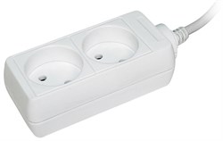 IEK Удлинитель У2 2 места 2Р/3 метра 2х0,75мм2 10А/250 WYP10-06-02-03-N - фото 118204