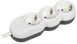 IEK UNO Удлинитель У03 3 места 2P+PE/3м 3х1,5мм2 16А/250В UNO WYP53-16-03-03-Z - фото 118271
