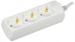 IEK GENERICA Удлинитель У03 3 места 2P+PE/3м 3х1мм2 10А/250В WYP10-10-03-03-Z-G - фото 118312