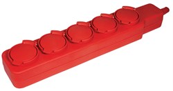 IEK Удлинитель У05В 5 места с защитными крышками IP44 2Р+PE/5метров 3х1мм2 16А/250В WYP10-16-05-05-44-N - фото 118335