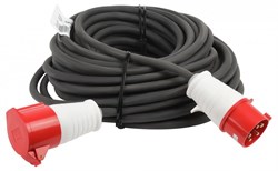 ЭРА Удлинитель силовой ЭРА IND380-U-1e-5x4-20m-IP44 на 380В в бухте 1 розетка CEE 5P 20м КГ 5х4 32A IP44 Б0057298 - фото 118409