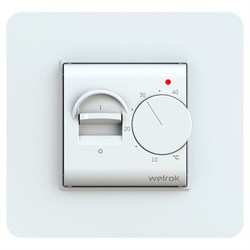 Welrok mex терморегулятор мех. для теплого пола 16А, 3000ВА., пол 5-40град. 4660251140038 - фото 118438