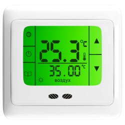 GRANDEKS Терморегулятор 07H программируемый сенсорный белый 16А G 07 H - фото 118499