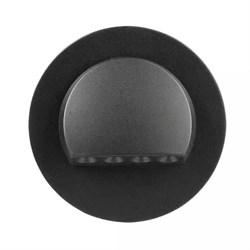 Zamel Светильник RUBI Чёрный/Хол.бел. в монт.коробку, 230V AC с датчиком движения 09-226-61 - фото 118529