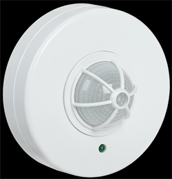 IEK Датчик движения ДД 024 белый, макс. нагрузка 1100Вт, угол обзора 120-360гра, дальность 6м, IP33 LDD11-024-1100-001 - фото 118549