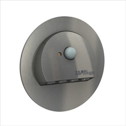 Zamel Светильник RUBI Сталь/Хол.бел. в монт.коробку, 230V AC с датчиком движения 09-222-21 - фото 118560