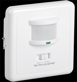 IEK Датчик движения ДД 035 белый, макс. нагрузка 500Вт, угол обзора 140град., дальность 12м, IP20 LDD12-035-500-001 - фото 118566