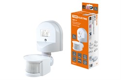 TDM Датчик движения  настенный  ДДС-01 1100Вт, 5-480с, 2-12м, 5+Лк, 180гр, IP44 SQ0324-0006 - фото 118648