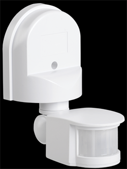 IEK Датчик движения ДД 008 белый, макс. нагрузка 1100Вт, угол обзора 180град., дальность 12м, IP44 LDD10-008-1100-001 - фото 118710