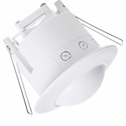 Датчик движения точечный микроволновой ДДТМ 01, 360°,1200Вт,10-2000Лк, 3-10 м,10-900 сек Rexant 11-9219 - фото 118720