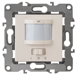 ЭРА 12-4103-02 датчик движения 2-проводной, 180-240В, 200Вт, IP20, 12, слоновая кость Б0031252 - фото 118748