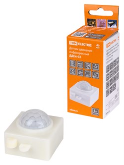 TDM Датчик движения  скрытый ДДСк-02 40Вт, 120с, 6м , 30Лк, 120(сбоку)+360(сверху)гр, IP20/IP44 SQ0324-0046 - фото 118765