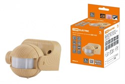 TDM Датчик движения стена ДДС-02С (1100Вт, 5-480с, 6м, 5+Лк, 180гр, IP44), "ЭКО" сосна SQ0324-0041 - фото 118793