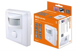 TDM Датчик движения  встраив. в стену  ДДВ-01 600Вт, 5-480с, 9м, 10+Лк, 120гр, IP20 SQ0324-0011 - фото 118981