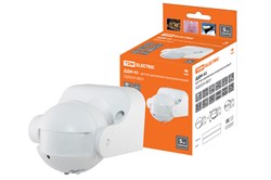 TDM Датчик движения микроволновый (стена) ДДМ-02С 5,8ГГц 1200Вт, 10-720с, 5-15м, 3+лк, 180гр, IP44 SQ0324-0021 - фото 119544