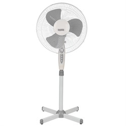 DUX Вентилятор напольный DX-1611T с таймером, 40 Вт, 220V, цвет белый/серый 60-0208 - фото 119700