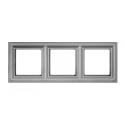 JUNG EcoProfi DECO Алюминий Рамка 3-ая EPD483AL - фото 27130