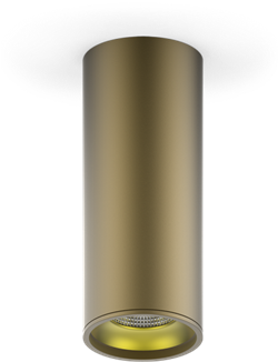 Gauss Кофе/Золото Светильник LED накладной 12W 3000K 79x200мм 1/30 HD002 - фото 34243