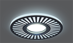Gauss Светильник Backlight BL135 Кругл./узор. Черный, Gu5.3, 3W, LED 4000K BL135 - фото 34342
