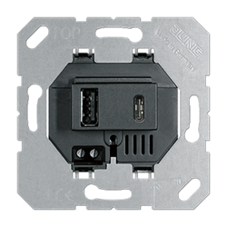 JUNG USB зарядное устройство USB15CASW - фото 41495