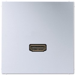 Jung Мех Розетка HDMI 1-местная LS Алюминий (MAAL1112) - фото 41498
