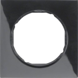 Рамка 1 местная черный глянцевый 10112245 Berker R3 - фото 47227