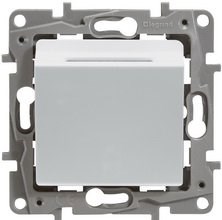 Legrand Etika белый выключатель карточный с выдержкой времени, с подсветкой 672293 - фото 61668