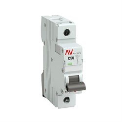 Автоматический выключатель EKF AV-10 AVERES 50А 1п mcb10-1-50C-av, C, 10кА - фото 63613