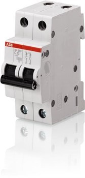 Автоматический выключатель ABB SH202 10А 2п 2CDS212001R0104, C, 6кА, SH202-C10 - фото 63648