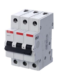 Автоматический выключатель ABB Basic M 10А 3п 2CDS643041R0104, 4.5кА, C, BMS413C10 - фото 64931