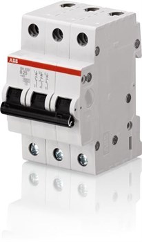 Автоматический выключатель ABB SH203 20А 3п 2CDS213001R0204, 6кА, C, SH203-C20 - фото 65032