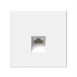 Systeme Electric ArtGallery Лотос Розетка компьютерная RJ45, кат. 5е, механизм - фото 68531