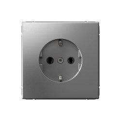 ArtGallery Сталь Розетка с заземлением, 16А, механизм GAL000943 - фото 68922