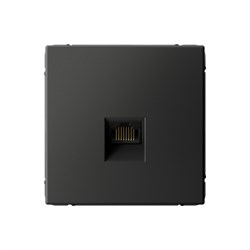 Systeme Electric ArtGallery Базальт Розетка компьютерная RJ45, кат. 5е, механизм GAL001483 - фото 69215
