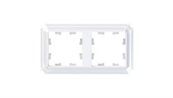 Systeme Electric AtlasDesign Antique белый рамка 2-ая, универсальная ATN100102 - фото 70661