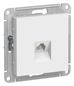 Systeme Electric AtlasDesign Лотос Розетка телефонная RJ11, механизм ATN001381 - фото 70715