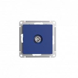 Systeme Electric AtlasDesign аквамарин розетка TV проходная 4DB, механизм ATN001192 - фото 70987
