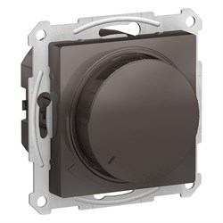 Systeme Electric AtlasDesign мокко светорегулятор (диммер) повор-нажим, LED, RC, 400Вт, механизм ATN000623 - фото 71088