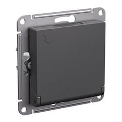 Systeme Electric AtlasDesign базальт розетка с заземлением, со шторками с крышкой, 16А, IP20, механизм ATN001446 - фото 71226