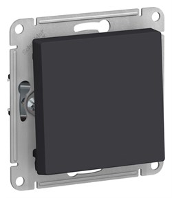 Systeme Electric AtlasDesign карбон выключатель 1-клавишный 2-полюсный, 10А, механизм ATN001021 - фото 71303