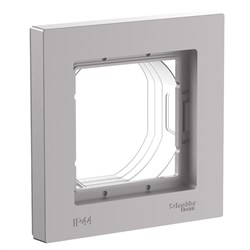 Systeme Electric AtlasDesign Aqua алюминий рамка 1-ая ATN440301 - фото 71361