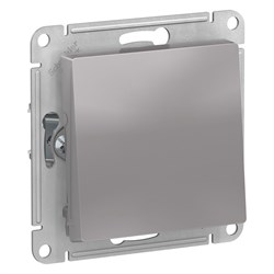Systeme Electric AtlasDesign Aqua алюминий переключатель 1-клавишный IP44, сх.6, 10АХ, механизм ATN440361 - фото 71367