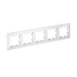Systeme Electric AtlasDesign Air Лотос/дымчатый белый Рамка 5-ая ATN221305 - фото 71583