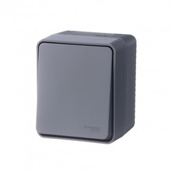 Systeme Electric AtlasDesign Profi54 наружный антрацит переключатель 1-клавишный 10 АХ ATN544061 - фото 71623