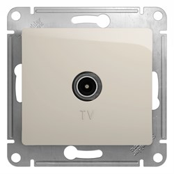 Glossa молочный розетка TV оконечная 1DB GSL000991 - фото 71980